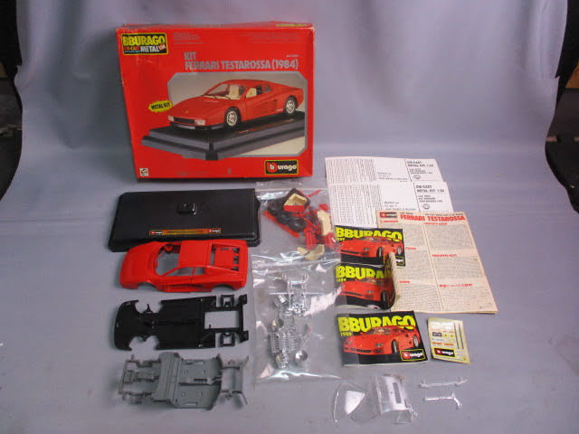 *KIT FERRARI tesrarossa 1984 BBurago Ferrari 5504* BBurago bburago DIE-CAST METAL 1/24!2F-91115