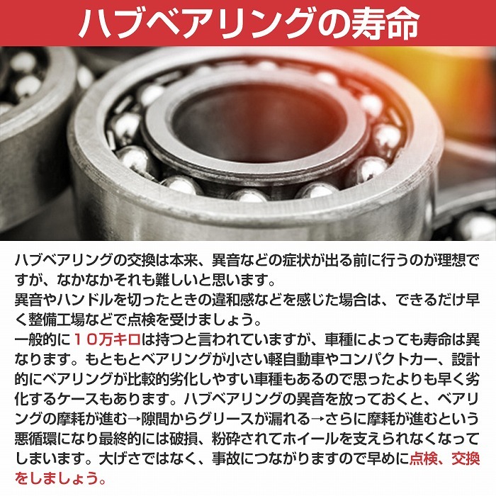 スズキ HT51 スイフト フロント ハブベアリング 左右共通 右側 左側 1個 4344058J00/4344084F00/1A0233047/1A0433047_画像4