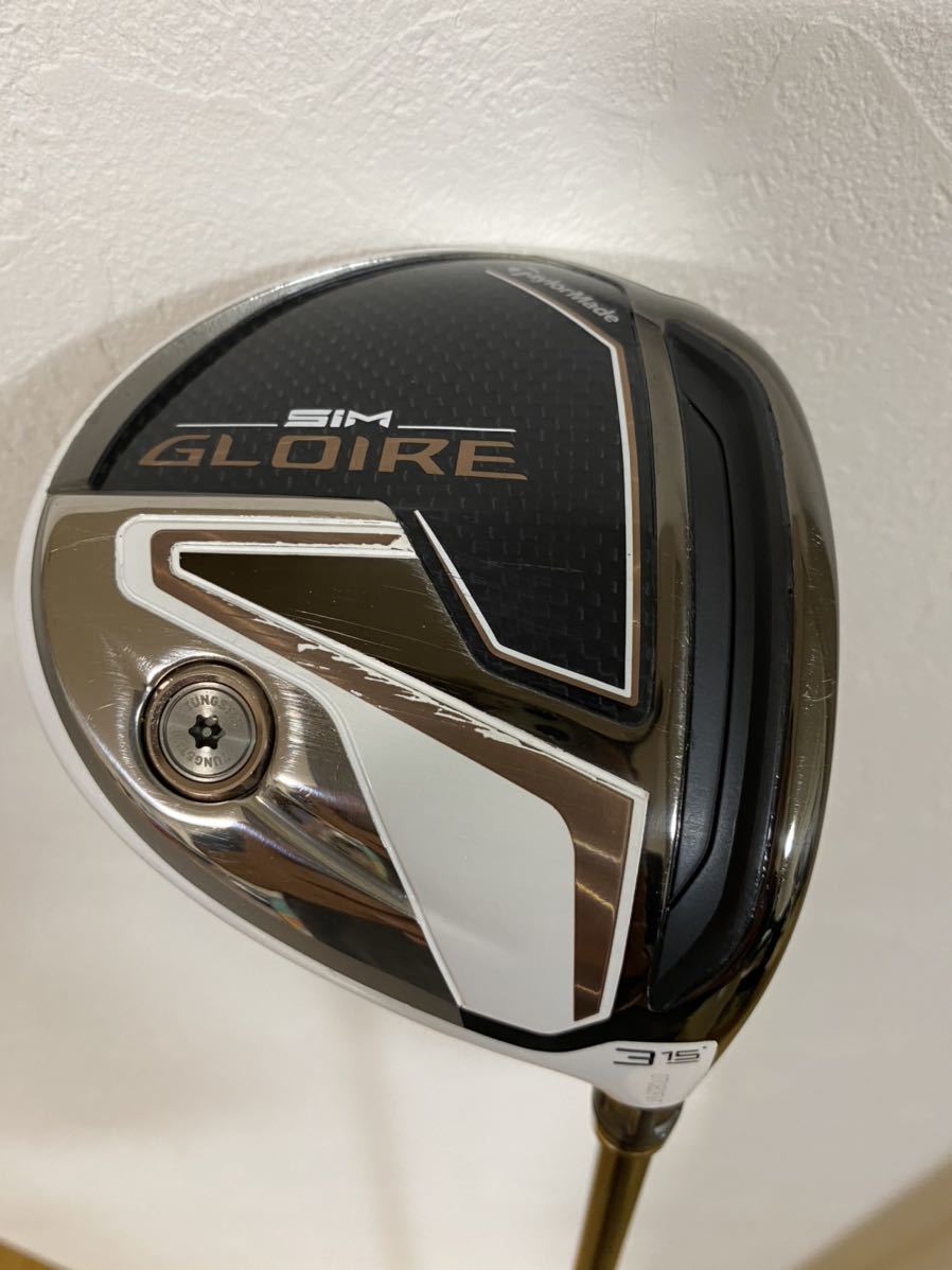 テーラーメイド SIMグローレフェアウェイウッド 3W 15° 純正シャフトS