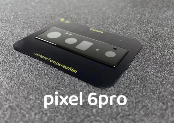 ［２枚セット］Google Pixel 6 Pro カメラレンズ ガラス 3D フィルム ピクセル6pro フルカバー ガラスプロテクター pixel6pro