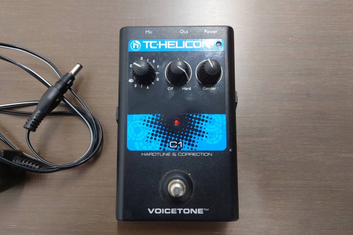 *1 иен старт б/у товар электризация проверка TC-HELICON VoiceTone C1 Vocal для эффектор TC износ combo i Stone C1