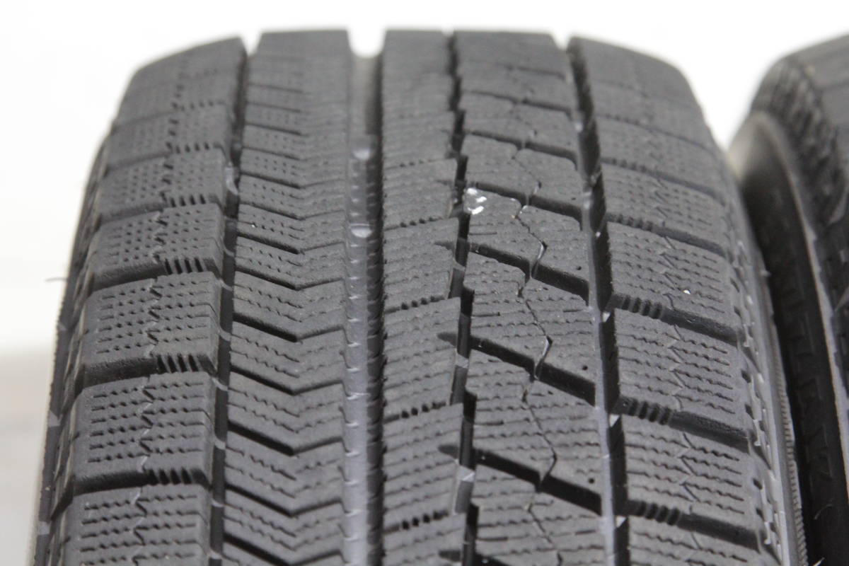 E7/条件付送料無料 19年製 バリ山 BRIDGESTONE BLIZZAK VRX 165/70R14×4.5J +43 4H PCD100 4本セット Kei スイフト ソリオ 等 ブリザック_画像9