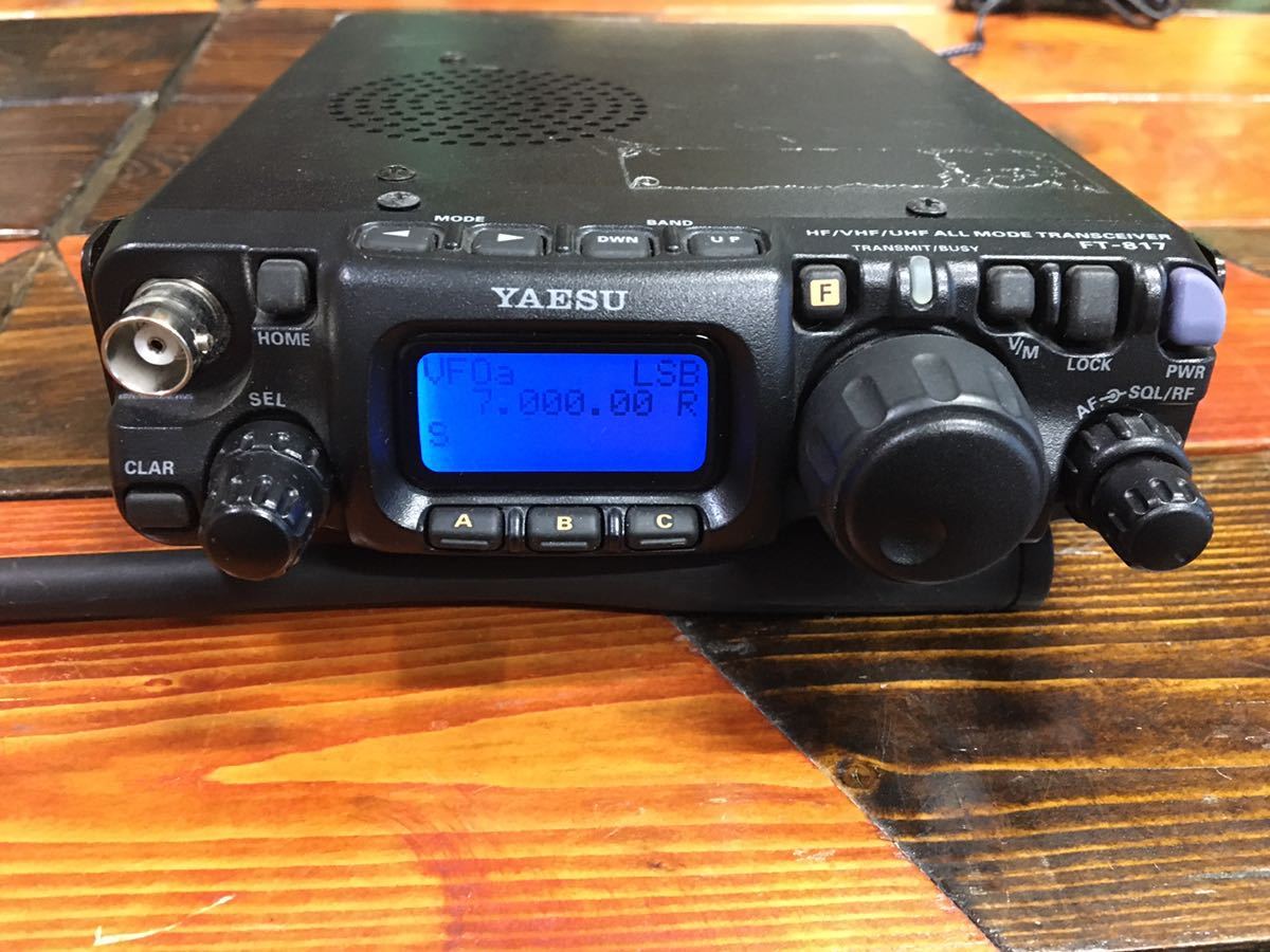 ヤエス・FT-817・HF/50/144/430MHz帯・5W