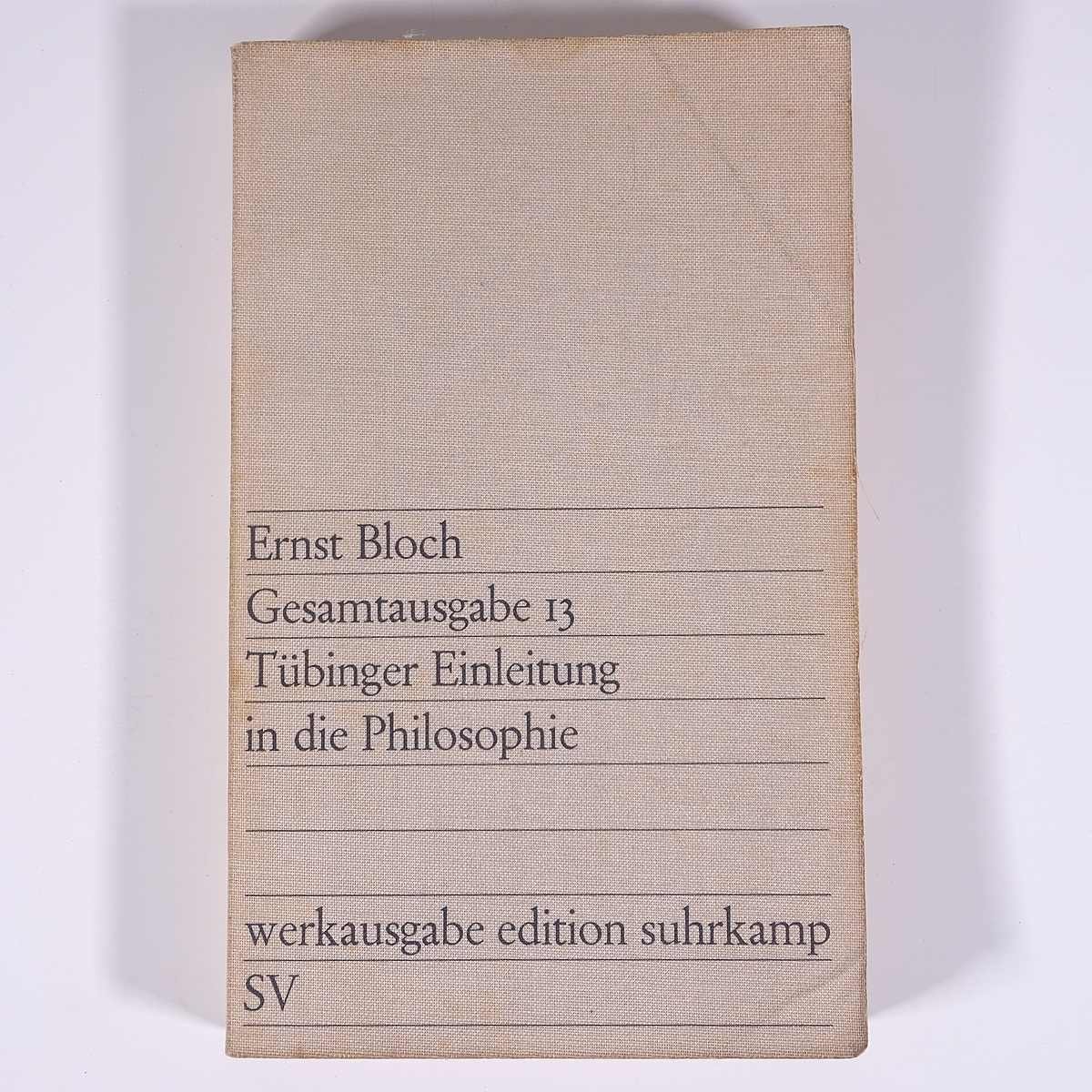 【ドイツ語洋書】 Tubinger Einleitung in die Philosophie チュービンゲン哲学入門 エルンスト・ブロッホ著 1977 単行本 哲学 思想_画像1