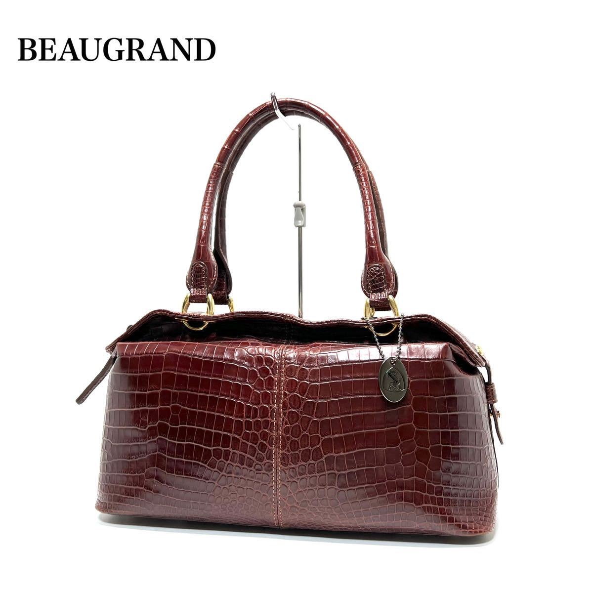 人気の ☆極美品☆ BEAUGRAND ボーグラン JRA認定 crocodile skin