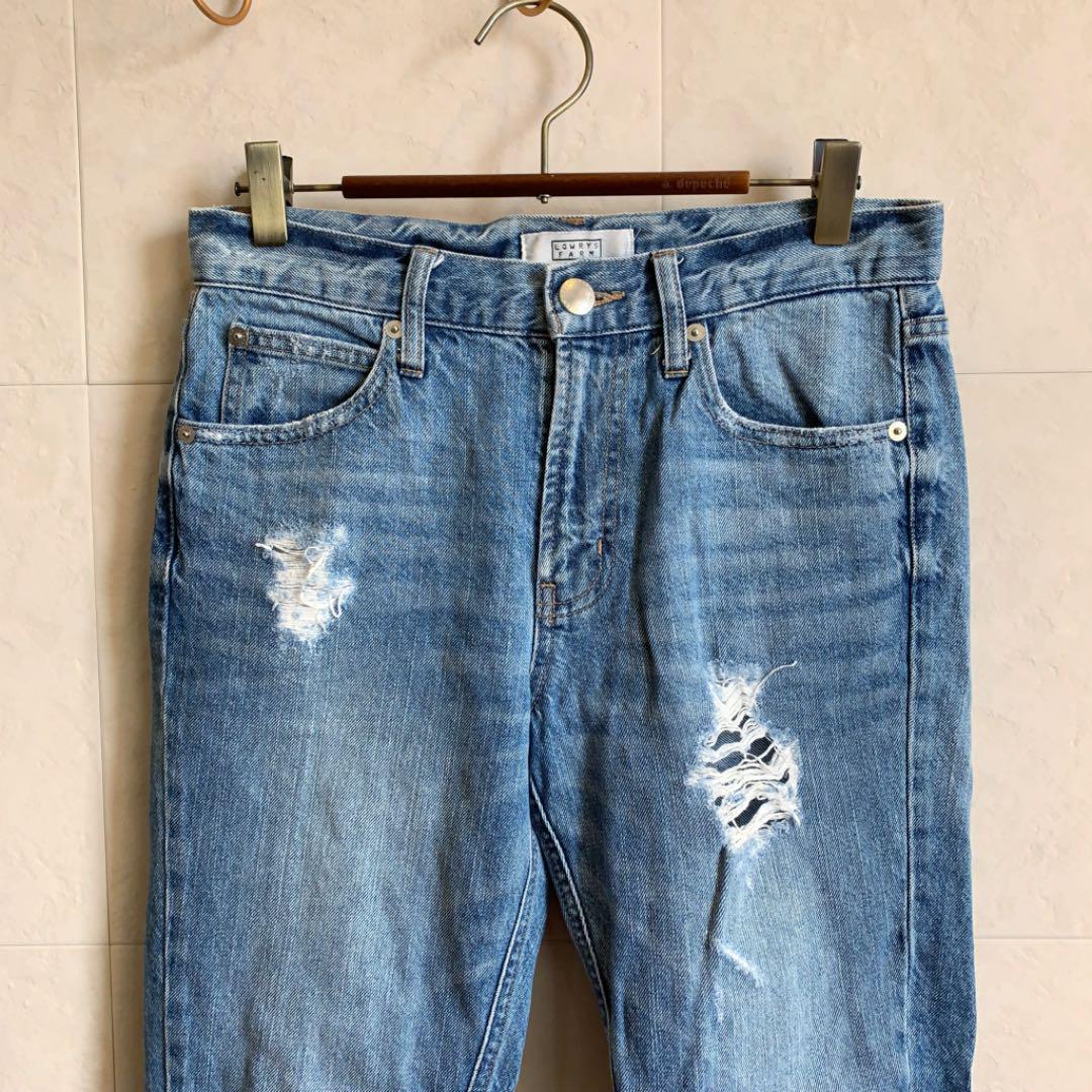 lowrys farm damage Denim pants jeans 1396