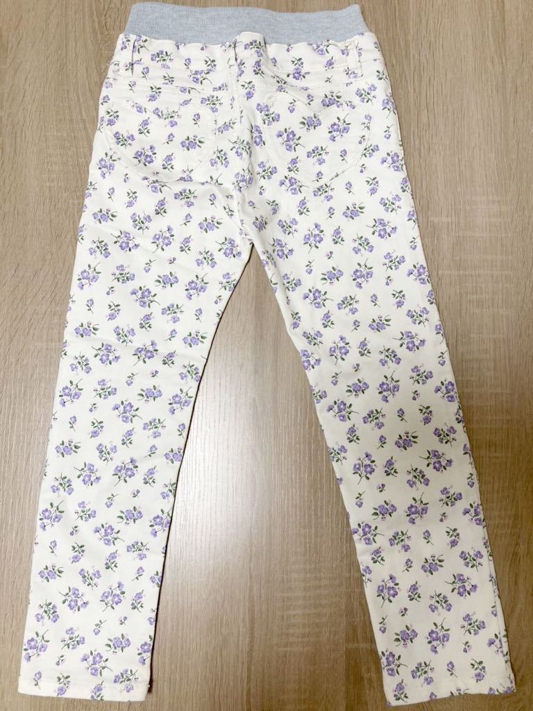 イオン トップバリュ ストレッチパンツ 120サイズ 女の子 花柄