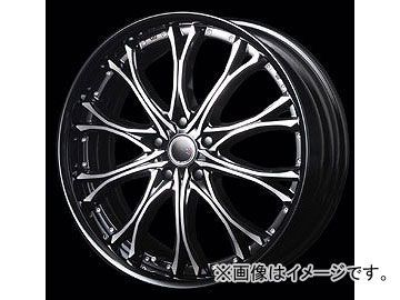 エムズスピード JJ CHROMO ホイール 21インチ BK/PO 21×8.5JJ 5穴 P.C.D.114.3 STEP RIM BKアルマイトリム_画像1