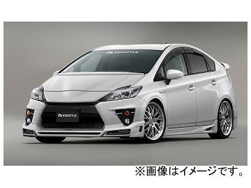 ケンスタイル KENSTYLE NEXT サイドスカート 塗装済 カラー：スーパーホワイトII(040)他 トヨタ プリウスG’s ZVW30 2011年11月～_画像1