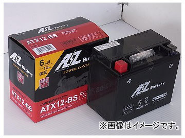 2輪 AZ 二輪バッテリー ATX12-BS JAN：4950545351524_画像1