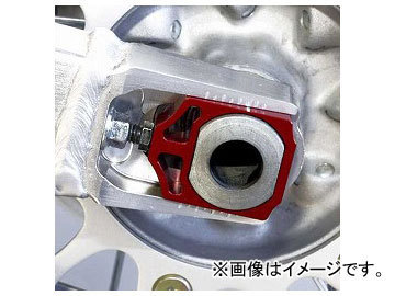 2輪 ワークスコネクション アクスルブロック WC17-015 レッド ホンダ CRF240X 2005年～2009年_画像1