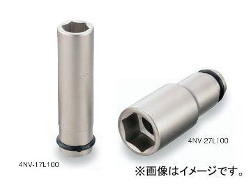 トネ/TONE 12.7mm（1/2”） インパクト用超ロングソケット 品番：4NV-22L100_画像1