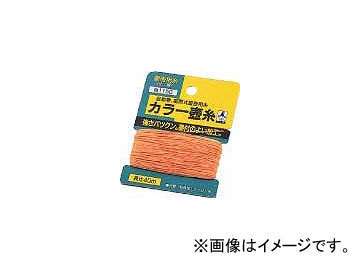 たくみ/TAKUMI カラー坪糸 カード巻 オレンジ 糸太さ：0.30mm No1130 JAN：4960587011300_画像1