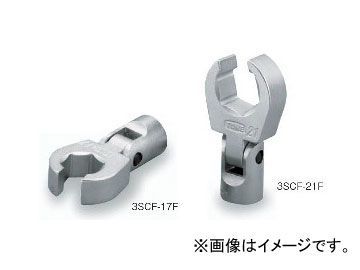 トネ/TONE 9.5mm（3/8”） フレックスクロウフットレンチ 品番：3SCF-19F_画像1