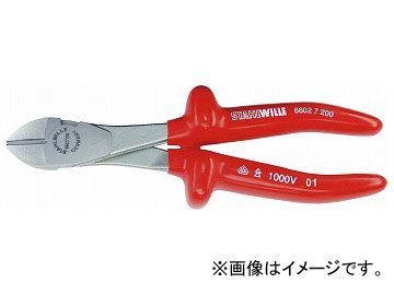 スタビレー/STAHLWILLE 絶縁強力斜ニッパー(66027160) 品番:6602 7 160 JAN:4018754137794工具、DIY用品
