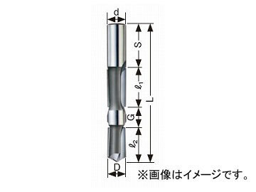 大見工業/OMI 木工ビット 超硬2段(両面)フラッシュビット トリマー用 2F66 JAN:4948572020087