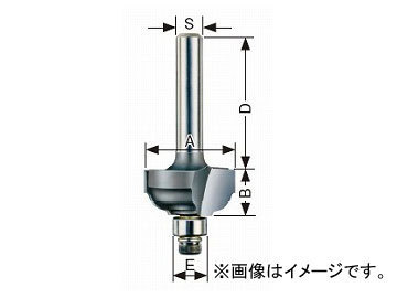 大見工業/OMI コーナービット/飾り面 新両段サジ面 トリマー用 SR1.5 JAN：4948572030512_画像1