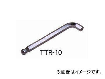 エイト/EIGHT テーパーヘッド(R) 特短 六角棒スパナ 単品 標準寸法 ミリ(パックなし) TTR-4_画像1