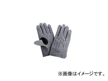 川西工業/KAWANISHI 牛床革 オイル 背縫 黒アテ付 #2296 サイズ:M/L 入数:10双