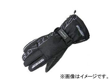 2輪 コミネ/KOMINE GK-132 レインオーバーグローブ 06-132 ブラック/シルバー サイズ：M～XL_画像1