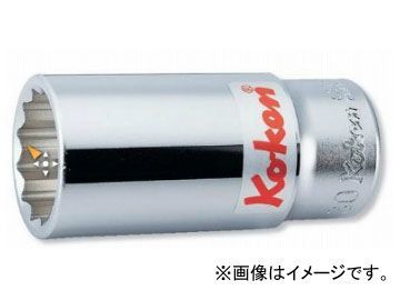コーケン/Koken 3/4”（19mm） 12角ディープソケット 6305A-2. 1/4