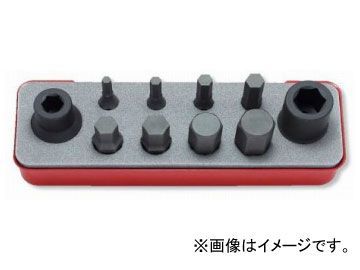 コーケン/Koken 1/2”（12.7mm） ヘックスビットソケットセット 10ヶ組 14203M_画像1