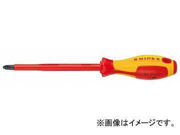 クニペックス/KNIPEX 絶縁ドライバー プラスネジ(フィリップス)用 品番：9824-03 JAN：4003773026464_画像1