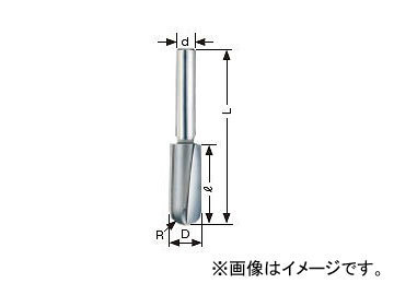 大日商/DAINISSYO 木工ビット U溝ビット トリマー用 6×12・R6 U612 JAN：4948572010767_画像1