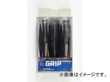 2輪 アルキャンハンズ エクストリームグリップ for 22.2 品番：G00006A クローム（ブラック） JAN：4560182284088_画像1