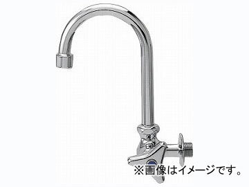 カクダイ 泡沫横形スワン水栓13 品番：7082 JAN：4972353708291_画像1