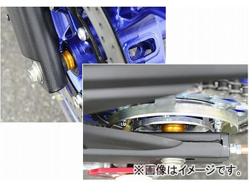 2輪 アグラス フロント＆リアホイルカラー P064-7752 ブラック ヤマハ YZF-R25 2015年～ JAN：4548916414475_画像1