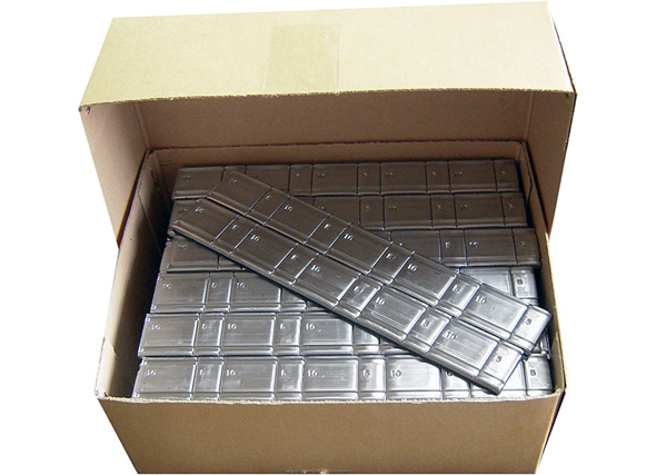 泉産業貿易 鉛製接着式バランスウェイト 板タイプ 5g＋10g 黒テープ