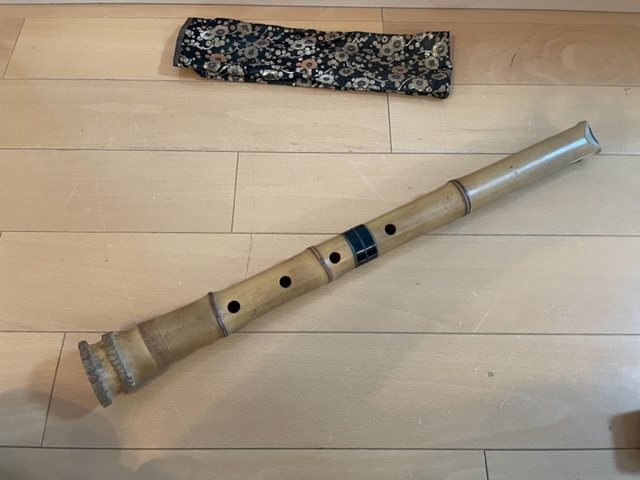 尺八 精華 銘有 約54.5センチ 一尺八寸管 和楽器(本体)|売買された レビュー高評価 尺八 銘 石倉央山 54.5センチ 1尺8寸 和楽器