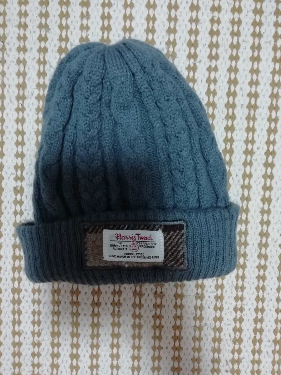 定番のお歳暮 3点1111円♡usedハリスツイード♡ニット帽