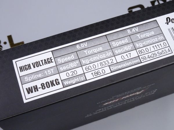 Yahoo!オークション - Power HD 高トルク大型サーボ「WH-80KG」 Yahoo!オークション - Power HD 高トルク大型サーボ「WH-80KG」