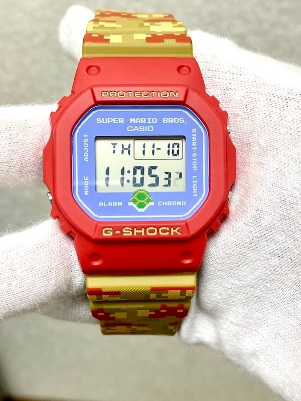 スーパーマリオG-SHOCK DW-5600SMB-4JR カシオ 新品未開封品 - 時計