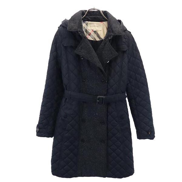 バーバリー 切替 キルティング ジャケット 14Y/156cm 黒 BURBERRY