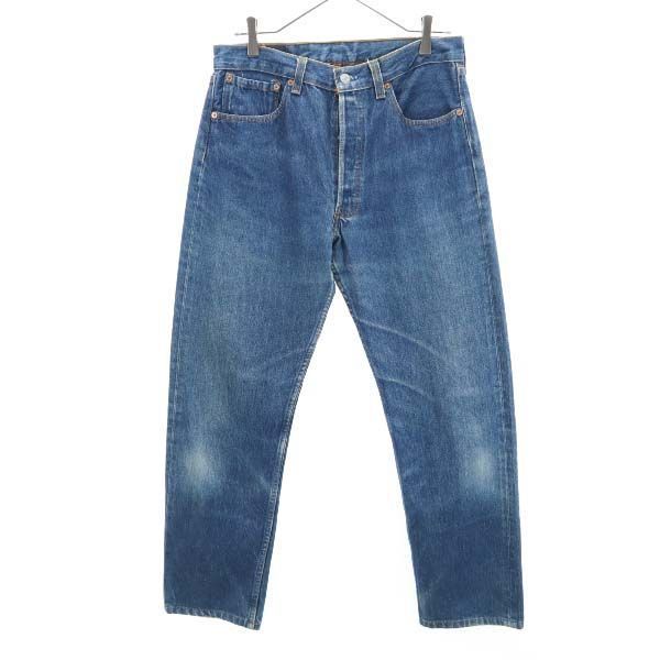 人気ショップ Levis w33 デニムパンツ ストレート 501 USA製