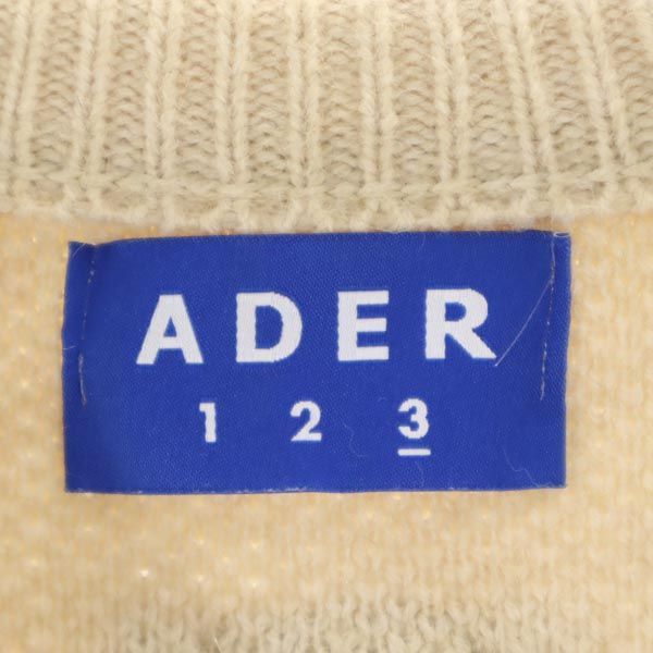 公式の店舗 ベージュ ニット ADER アーダーエラー ADERERROR 221117