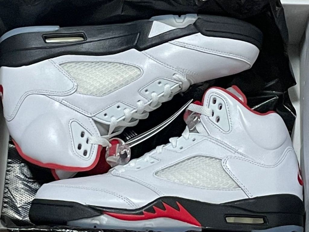 ポスターフレーム AIR JORDAN 5 Fire RED 流川モデル 27.0 - スニーカー