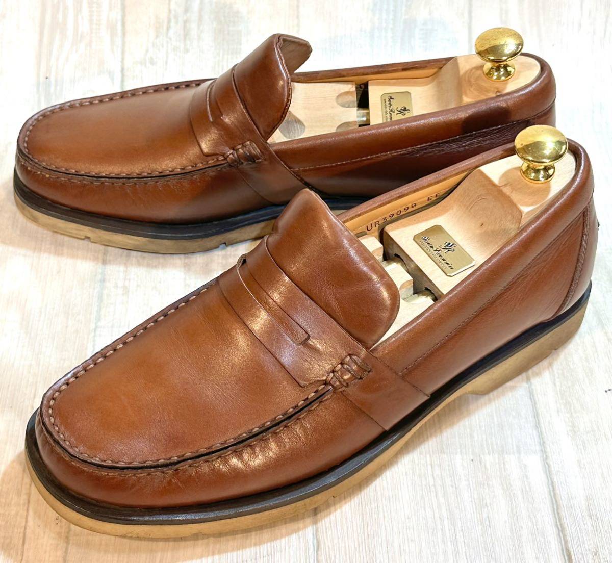 一番の贈り物 Salvatore Ferragamo フェラガモ◇25cm 7 EE◇コイン