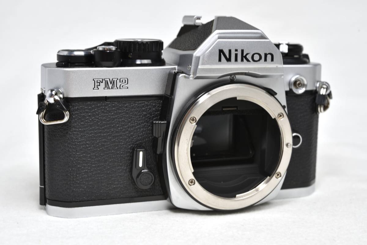 美品 NIKON NEW A983 ケース付 シルバー FM2 モルト新品交換済 - 通販