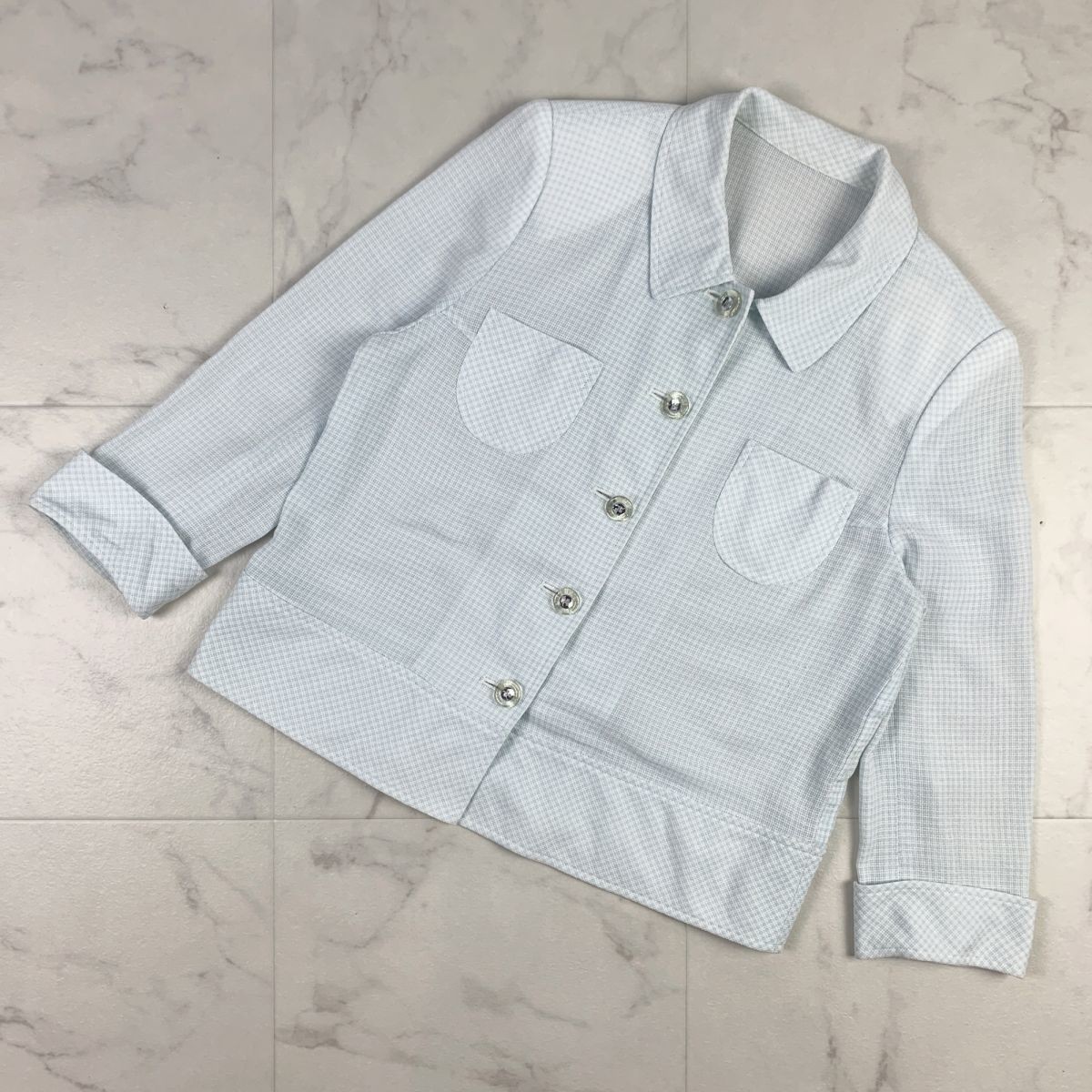 Courrges クレージュ セットアップ ステンカラージャケット スカート