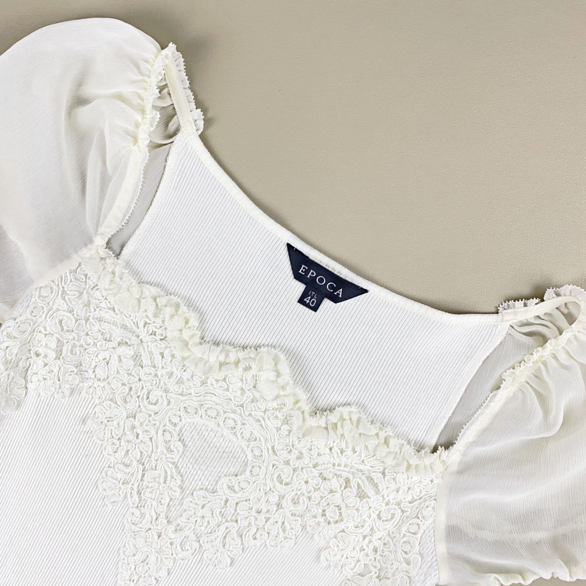 EPOCA エポカ 定価4.9万円 レースブラウス