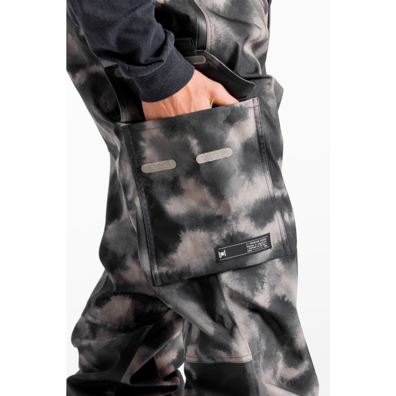 〇 L1 SENTINAL BIB PNT M-Tie Dye Camo Lサイズ メンズ スノーボード スキー パンツ PANT ビブパンツ 22-23 日本正規品_画像4