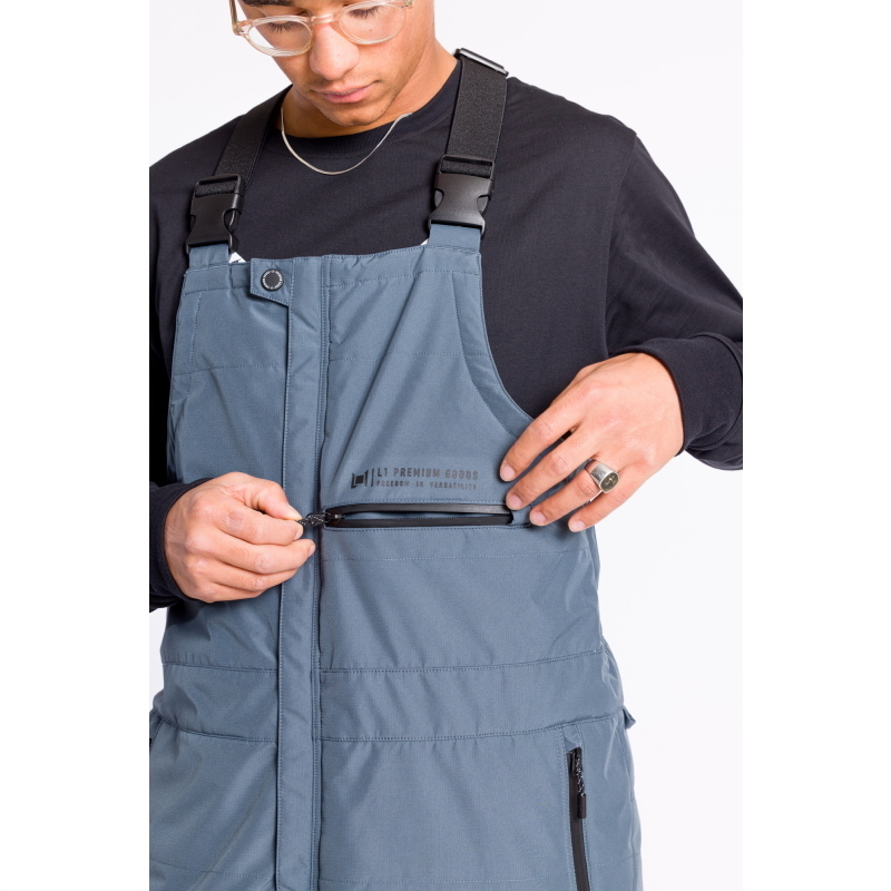 〇 L1 AFTERSHOCK BIB PNT Slate XLサイズ メンズ スノーボード スキー パンツ PANT ビブパンツ 22-23 日本正規品_画像3