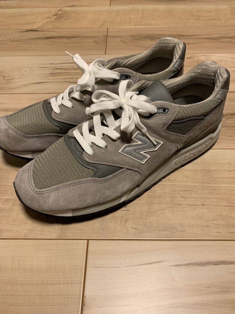 2022年春夏 NEW BALANCE M998 Made in USA GRAY US10.0