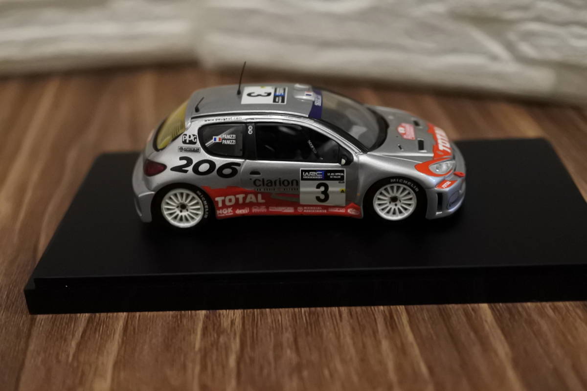 1/43 IXO　プジョー206　WRC　2002　レアモデル　_画像3