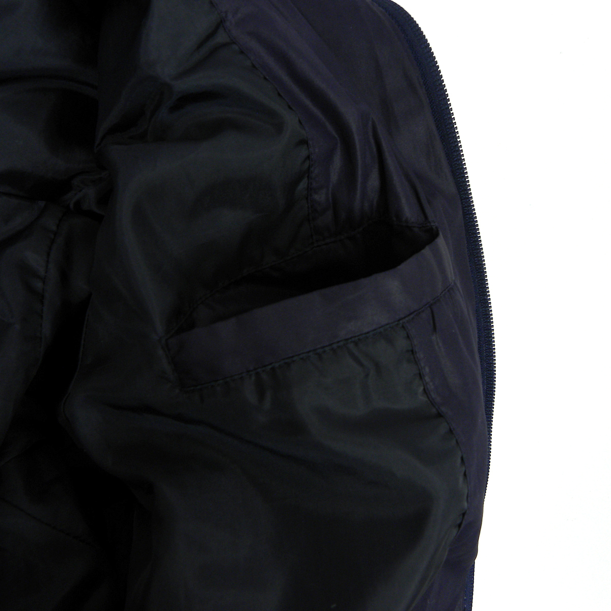 プーマ PUMA ビッグロゴ ロングダウンコート ベンチコート ベンチウォーマー フード着脱 防風 防寒 アウター ジュニア150 ネイビー k1101-1の画像6