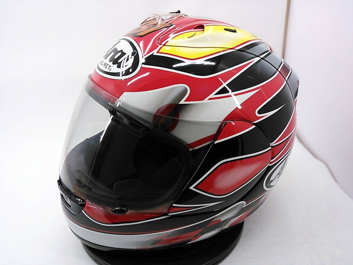 原田哲也 Arai RX-7RR4 200個限定サイン入りレプリカヘルメット